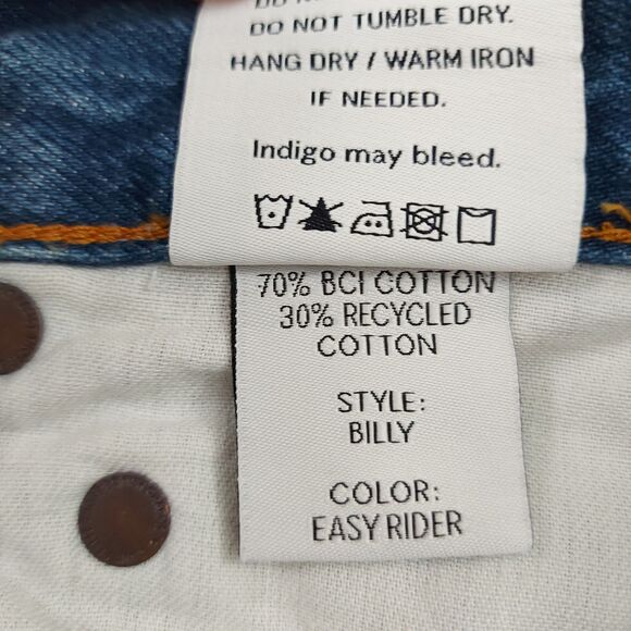 Boyish by Her Billy Jeans Womens 25 Easy Rider Button Fly Distressed Retro Y2K - Picture 10 of 13